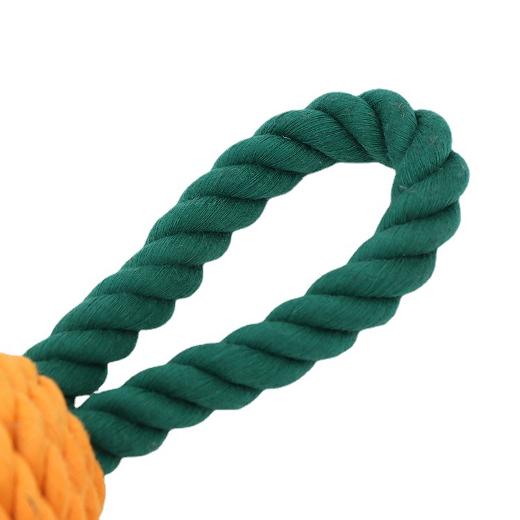 Bite-Resistant Bends and Hitches Stick Pet Tooth Cleaning Cotton Rope Toys Training Small Dog Cord Teether Pet Interactive Toy