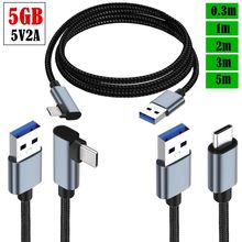 USB3.0版本5GB传输速度5V2A Type-C电脑笔记本手机数据充电线