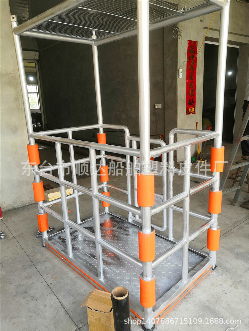 厂家直供jyl2型工作吊篮高空作业吊笼不锈钢施工吊篮abs检验认可