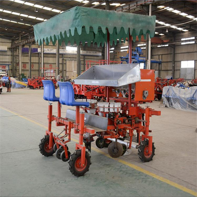 新型多功能辣椒移栽机 多行大型农作物种植机 株距可调大棚移苗机