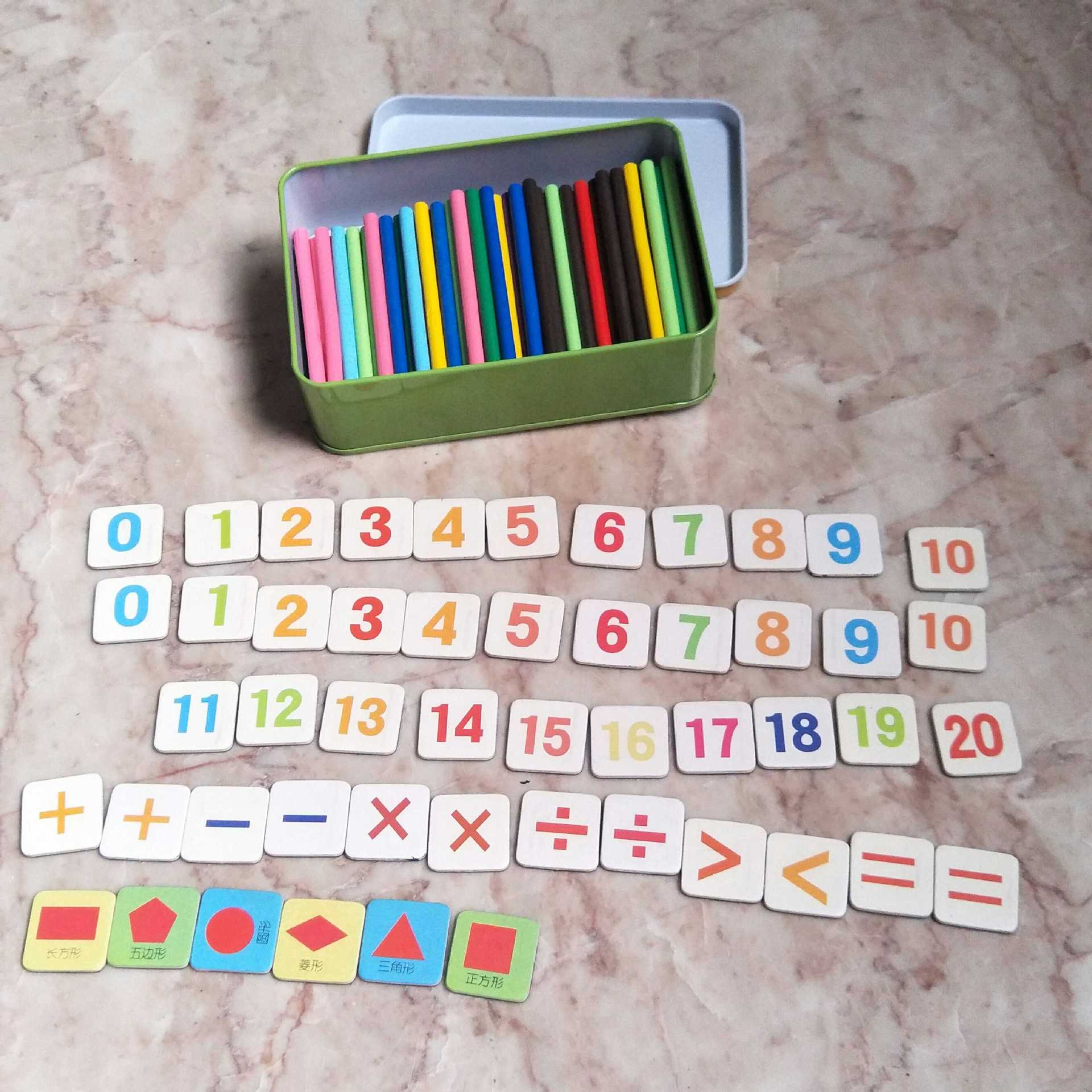 小棒 小学木棒数数棒一年级数学教具盒子儿童认数幼儿园算术加减