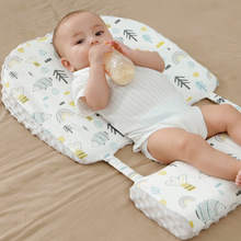 春秋两用婴儿枕头新生儿宝宝枕头豆豆安抚枕头防吐奶斜坡枕婴儿枕