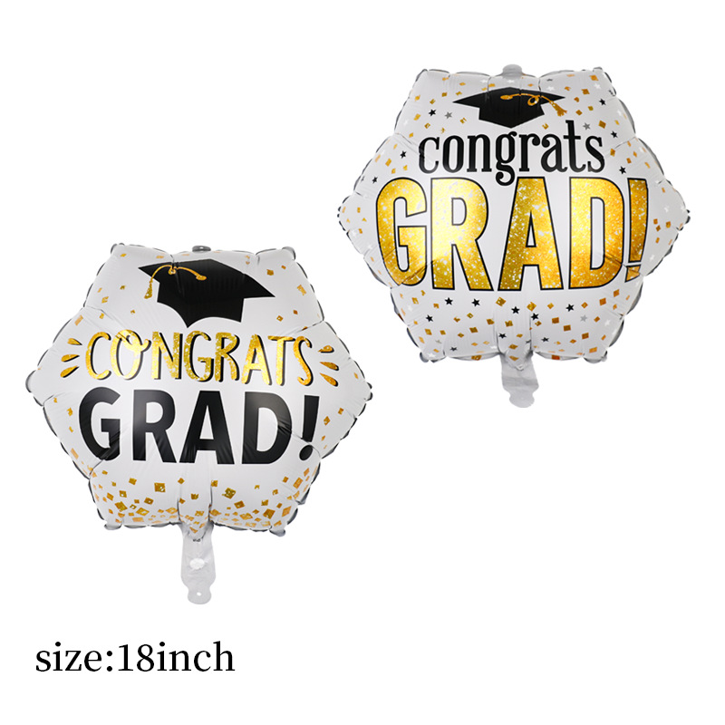 Cross-Border Amazon Graduation Balloon Set Graduation Certificate School Graduation Ceremony Graduation Season Party Decoration