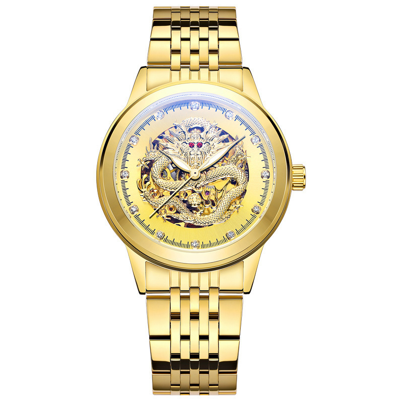 carotif卡罗蒂夫全自动金龙表手表男士爆款手表防水夜光机械手表