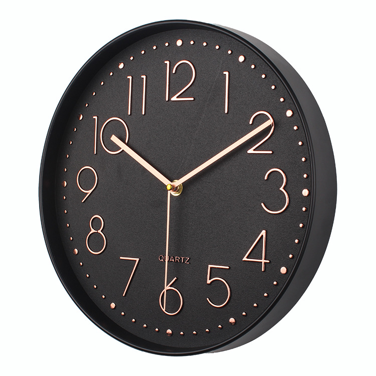 [12-Inch 30cm] Nordic Clock Art Decoration Living Room Creative Wall Clock Custom Simple Quartz Clock Wholesale