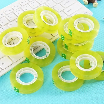 透明胶带学生小卷胶纸办公文具用品强力封箱胶条快递打包封口胶布