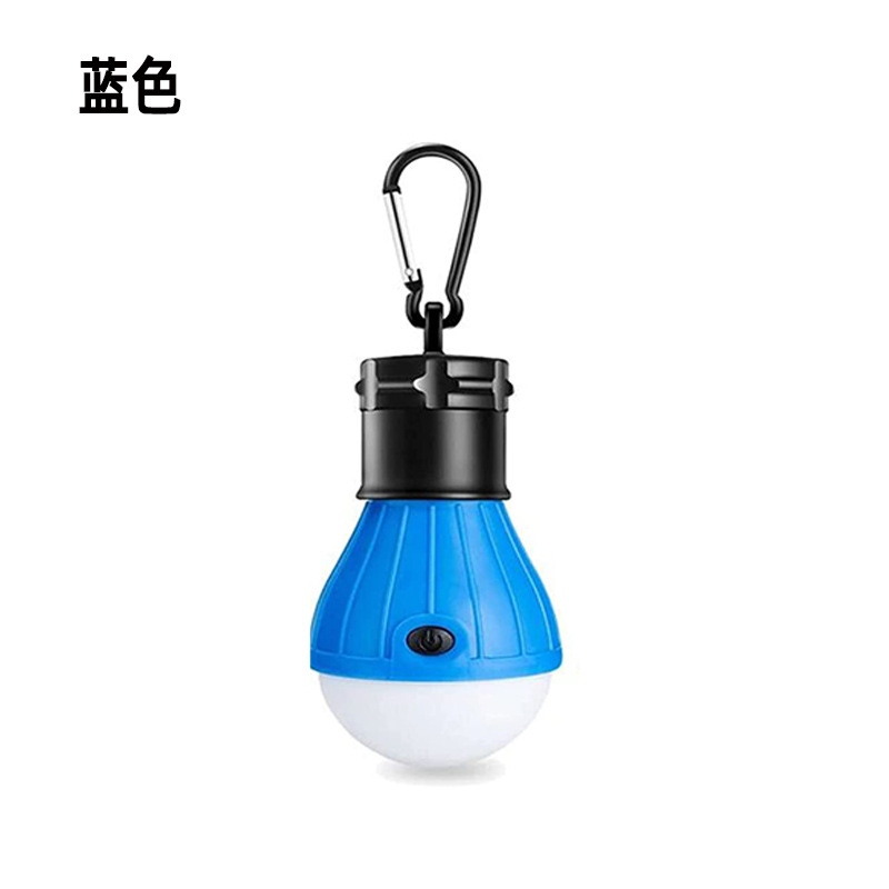 Camping Bulb Outdoor Tent Light 3led Portable Emergency Signal Light Climbing Button Carabiner Portable Hook Camping Lamp