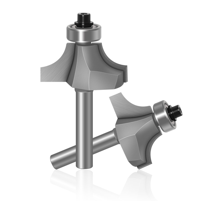 名刃专业级木工圆角刀开槽刀具修边机刀头倒r角刀边缘铣刀修边刀