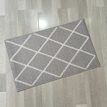 微瑕地毯垫库存处理灰色可机洗防滑厨房进门浴室门厅玄关现代几何