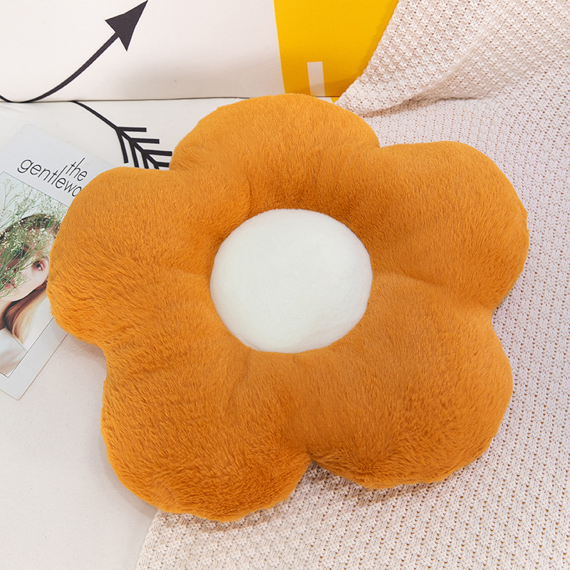 Cross-Border Little Daisy Flower Cushion Plush Toy Pillow Sofa Bay Window Cushion Children's Gift Toys Wholesale