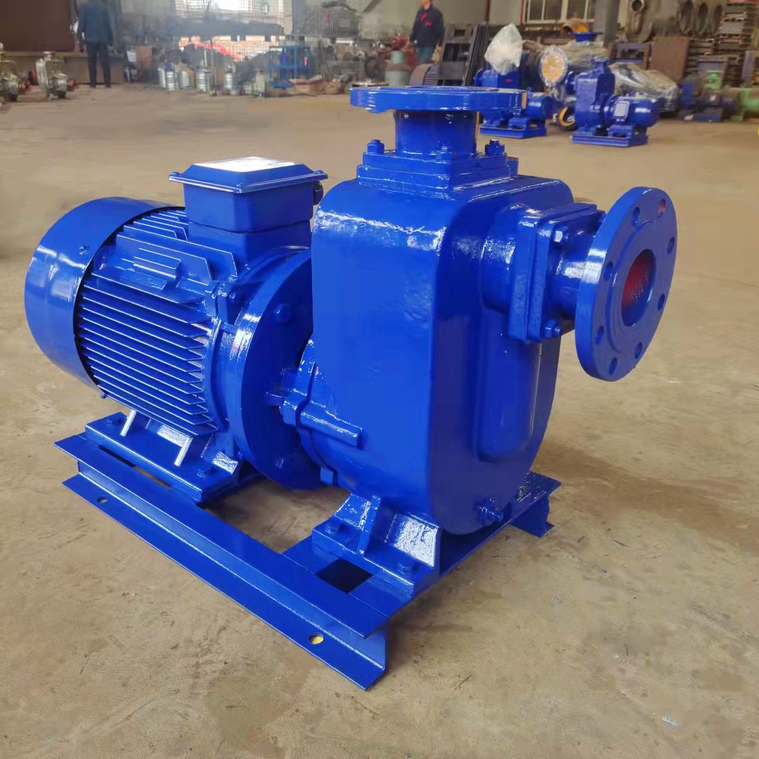 zw zx自吸排污泵防爆卧式无堵塞抽水泵大流量直连分体管道排污泵