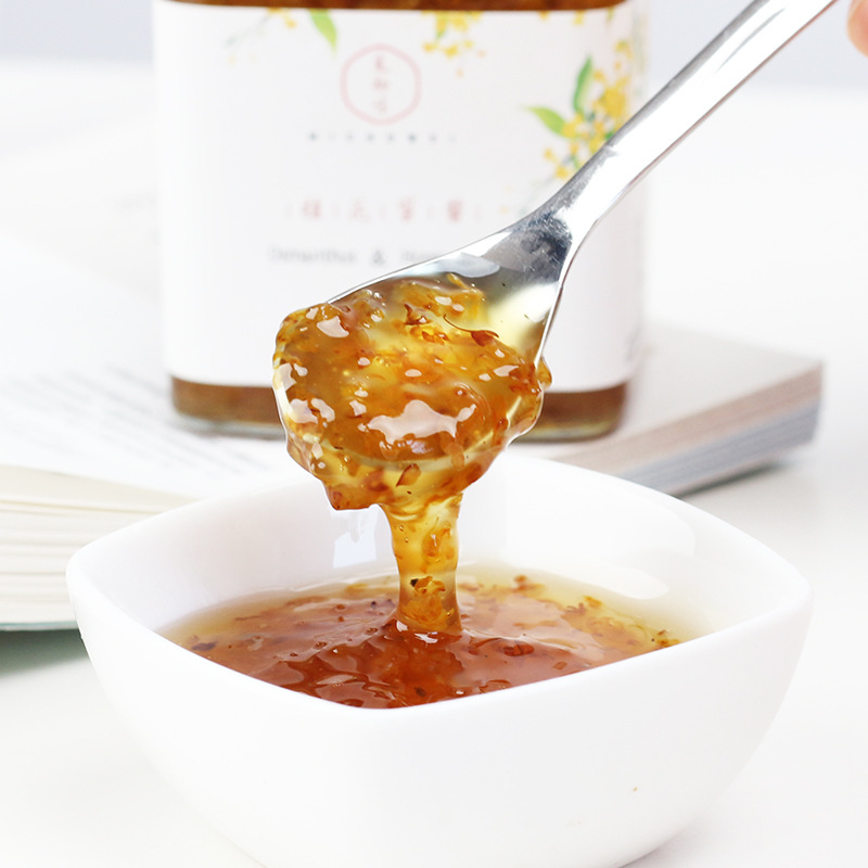 金桂花蜜酱特级家用手工蜜酿无添加蜂蜜果酱糖浆食用烘焙糖桂花酱