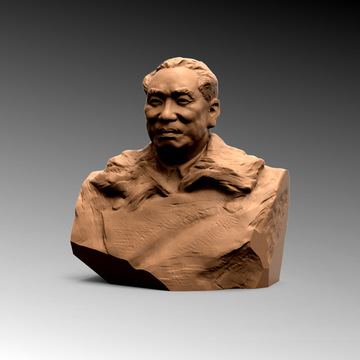 玻璃钢人物雕塑肖像纪念馆雕像校园历史名人半身像真人铜像制作