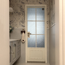 法式复古极窄玻璃门铝合金卫生间门厕所门厨房门平开门老钢窗门