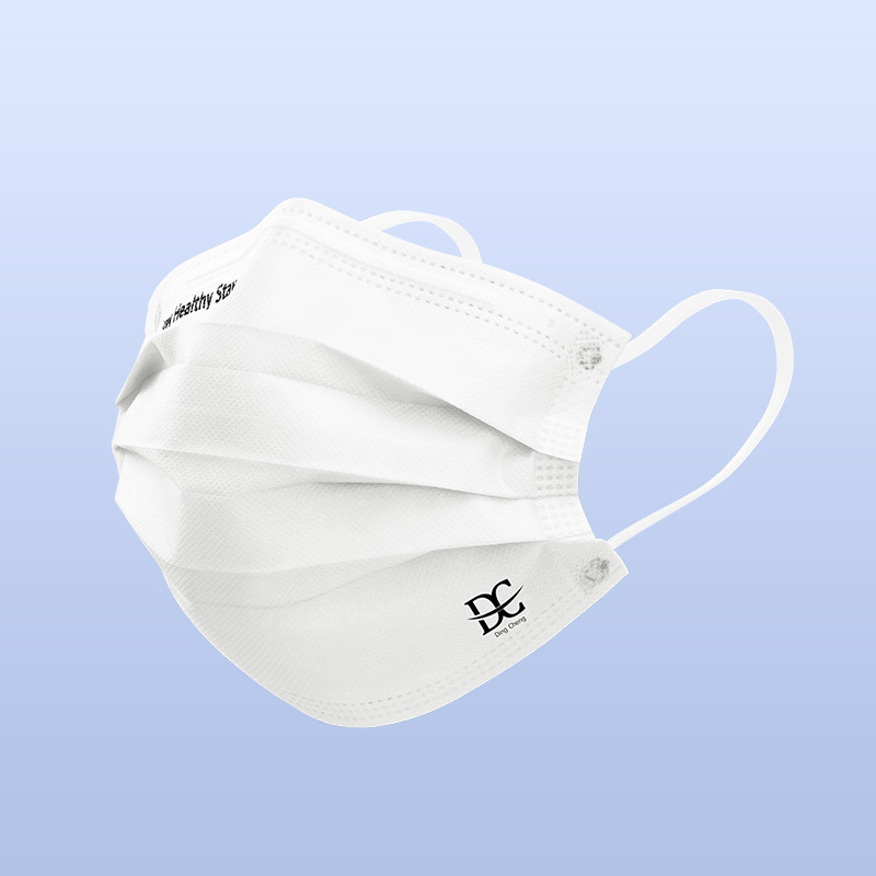 鼎成小懒爆款盒装口罩餐饮业联名三层防护纯色高级感春季优质口罩