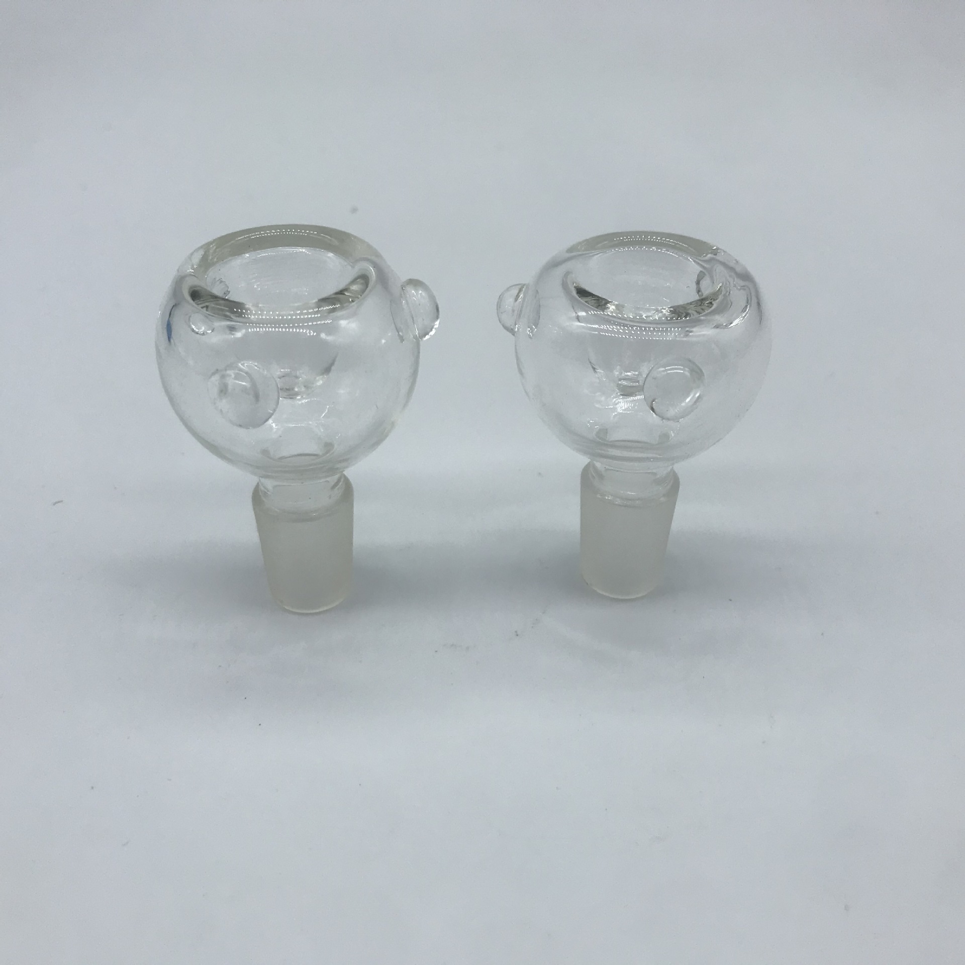 玻璃水烟枪水烟壶配件14塞35球内凹口炮头斗