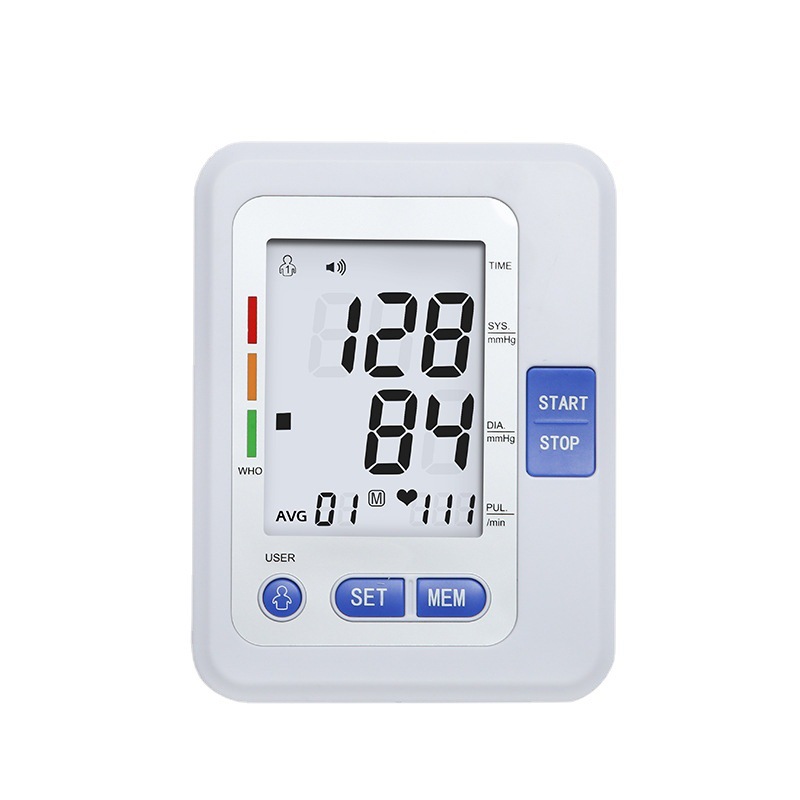 Household Electronic Sphygmomanometer Charging Voice Backlight Blood Pressure Measurement Blood Pressure Meter E-Commerce Foreign Trade Manufacturer