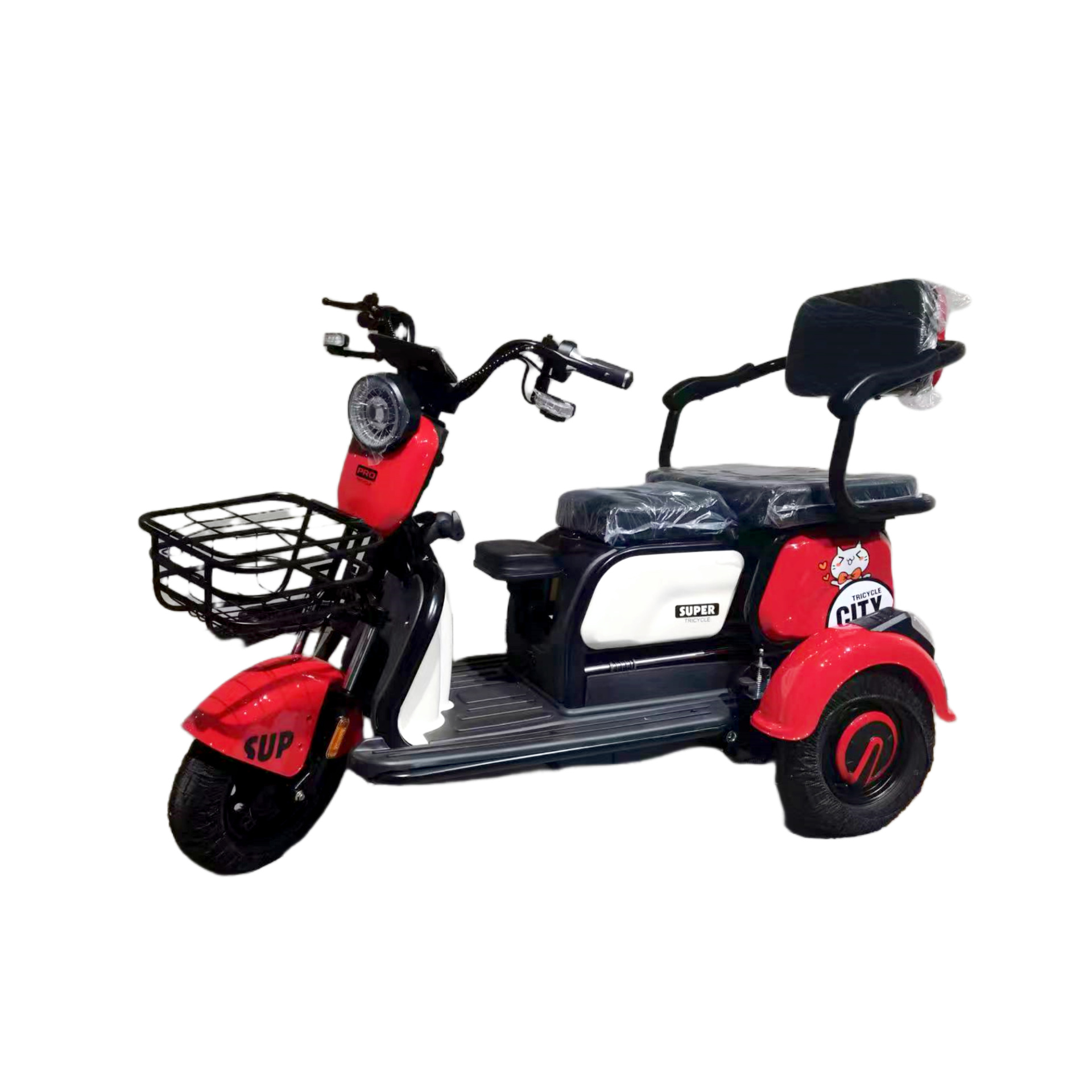 厂家直供新款多功能x3电动三轮车老年代步车女士接送孩子小型电瓶