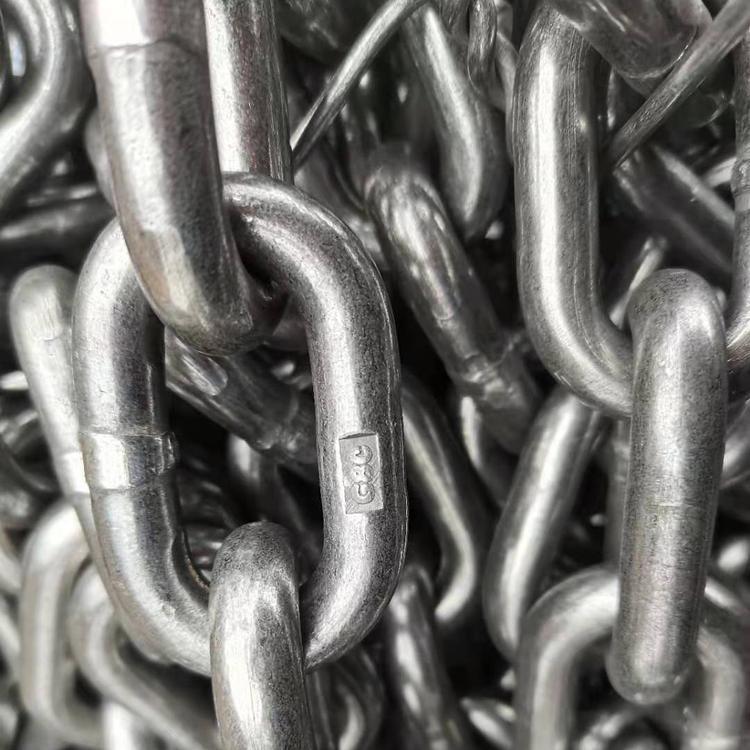 304不锈钢工业传送链条焊接稳定接口紧实脱开矿用高强度圆链环