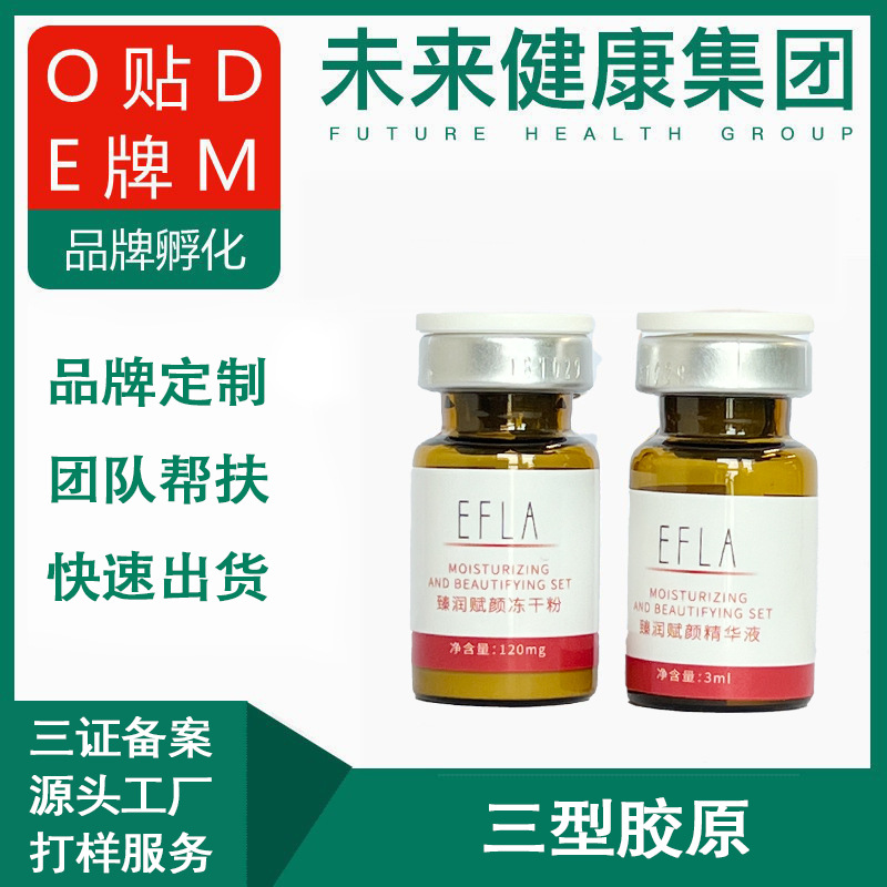 人源三型胶原蛋白冻干粉填充童颜素一秒胶原聚左旋乳酸美容院面部