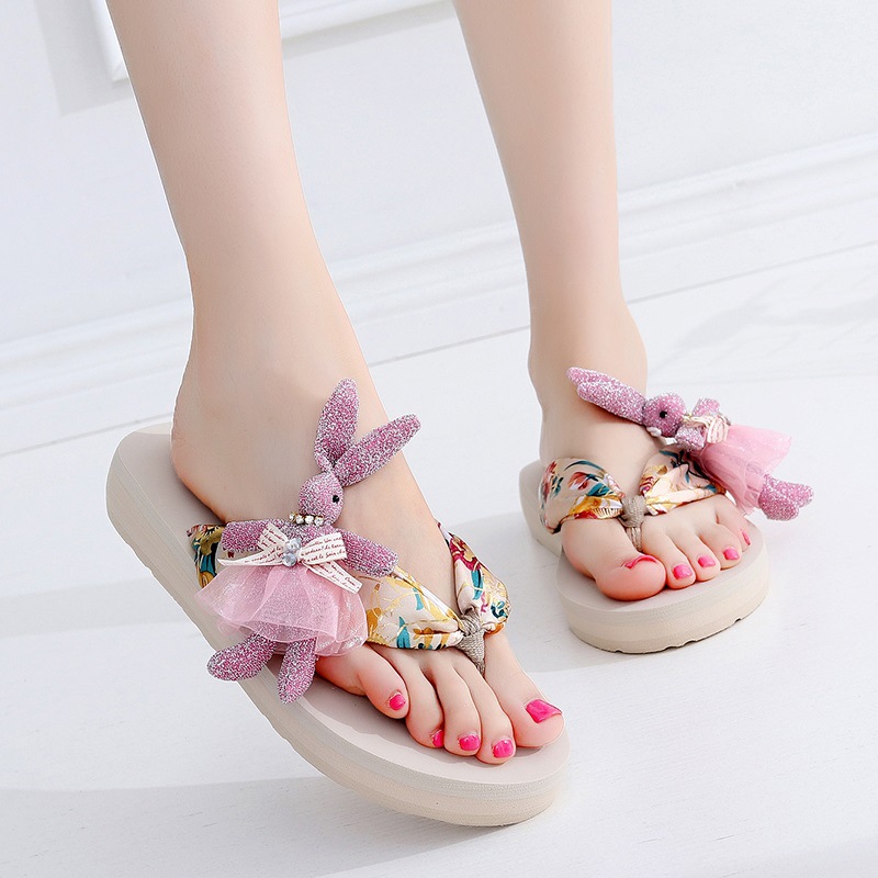 女童人字拖时尚外穿可爱儿童拖鞋女孩防滑夹脚凉拖鞋小孩沙滩鞋夏