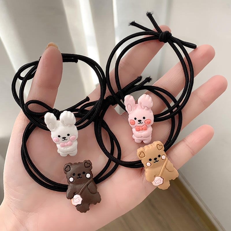 小皮筋送给男朋友情侣异地恋小皮套男生戴手腕可爱小动物发圈发饰