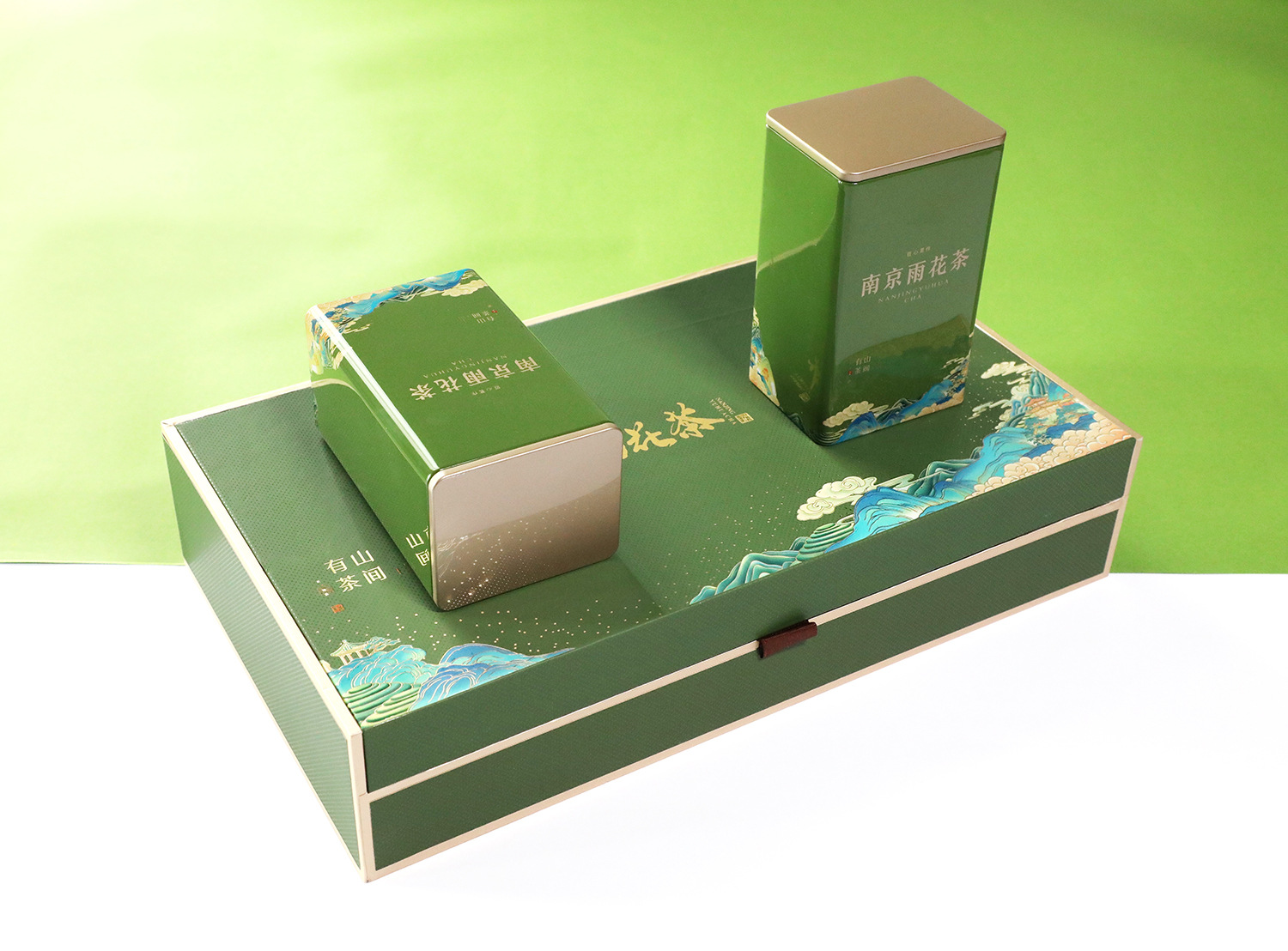 【孤品清仓】支持批发加工定 制茶叶礼盒包装四罐装500g通用包装