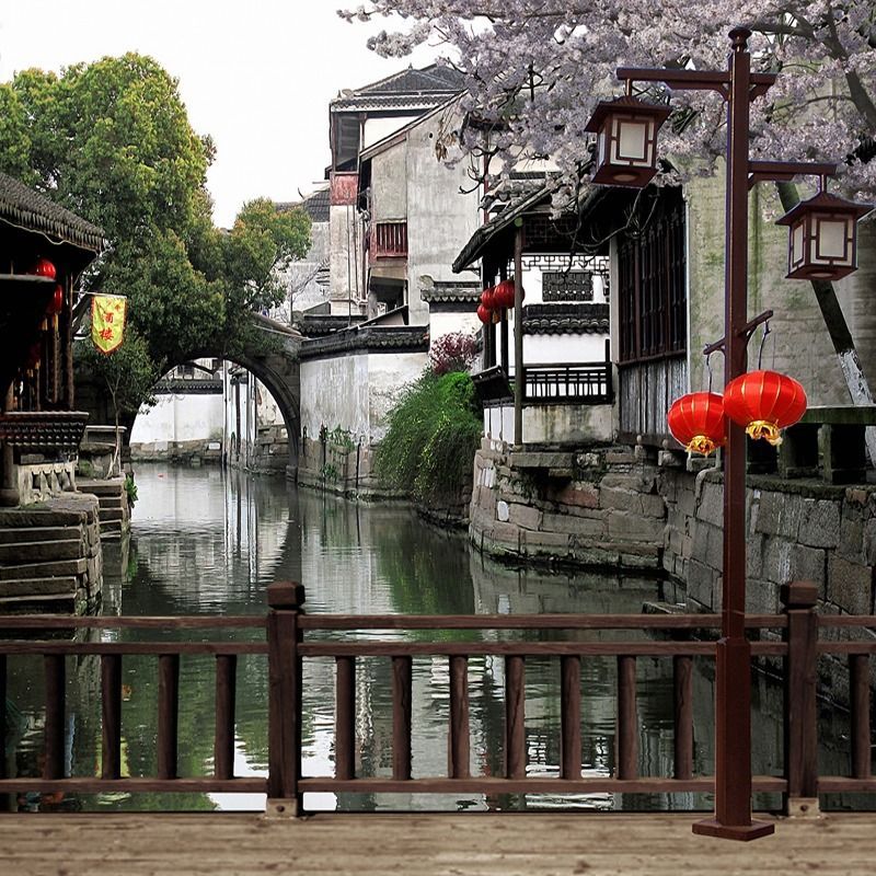 古装古风摄影背景布中国风复古汉服唐装网红抖音快手直播间背景布