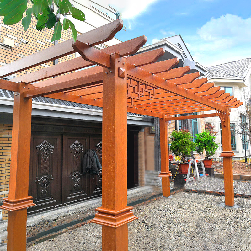 铝合金葡萄架花架别墅庭院花园长廊架防腐户外凉亭爬藤架露台亭子