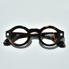 玳瑁手工眼镜框约翰德普同款粗框板材日本眼镜架经典框男女士近视