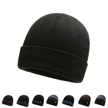 新款毛线帽中老年冬季加绒加厚保暖针织帽户处骑车防寒套头护耳帽