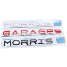 适用于名爵MORRIS GARAGES改装车标ABS英文机盖标车头装饰车贴标