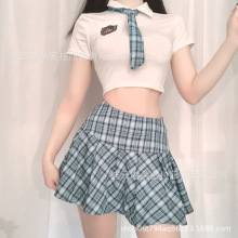 朵蜜拉 情趣内衣批发睡衣套装一件代发激情衣服学生JK制服诱惑S56