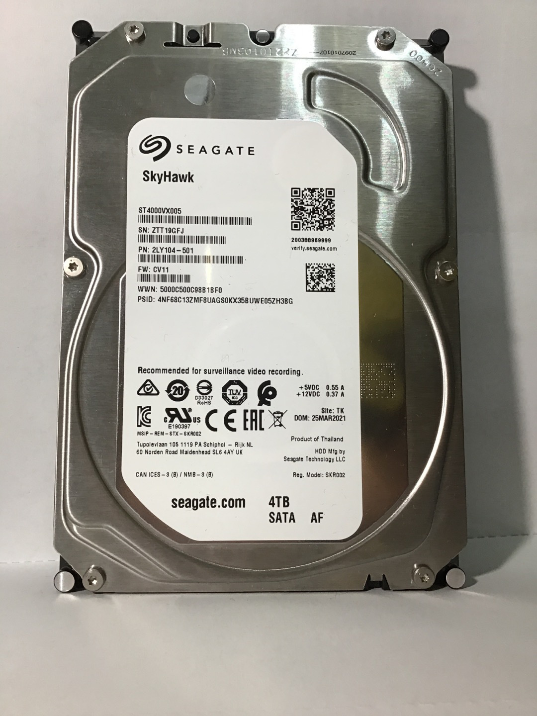 适用seagate/希捷 st4000vx005 4t/6t/8t监控硬盘录像机酷鹰-阿里巴巴
