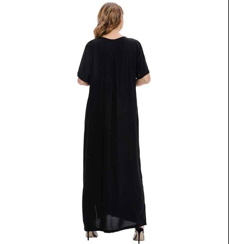 Cross-Border Dubai Middle East Muslim Muslim Muslim Saudi Arabia Women's Robe Long Dress Abaya Dress