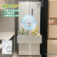 美的（Midea）424升冰箱法式多门60cm厘米双变频BCD-424WFPZM(E)