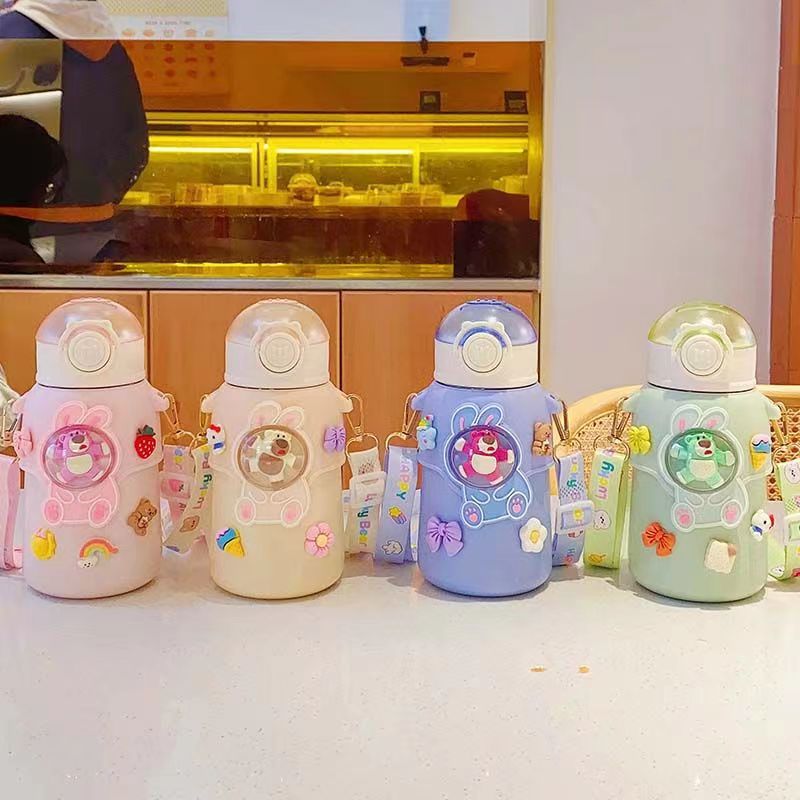 Internet Celebrity Children's Thermos Mug Food Grade 316 Stainless Steel Vacuum Cup Large Capacity Wholesale Student Good-looking Water Cup