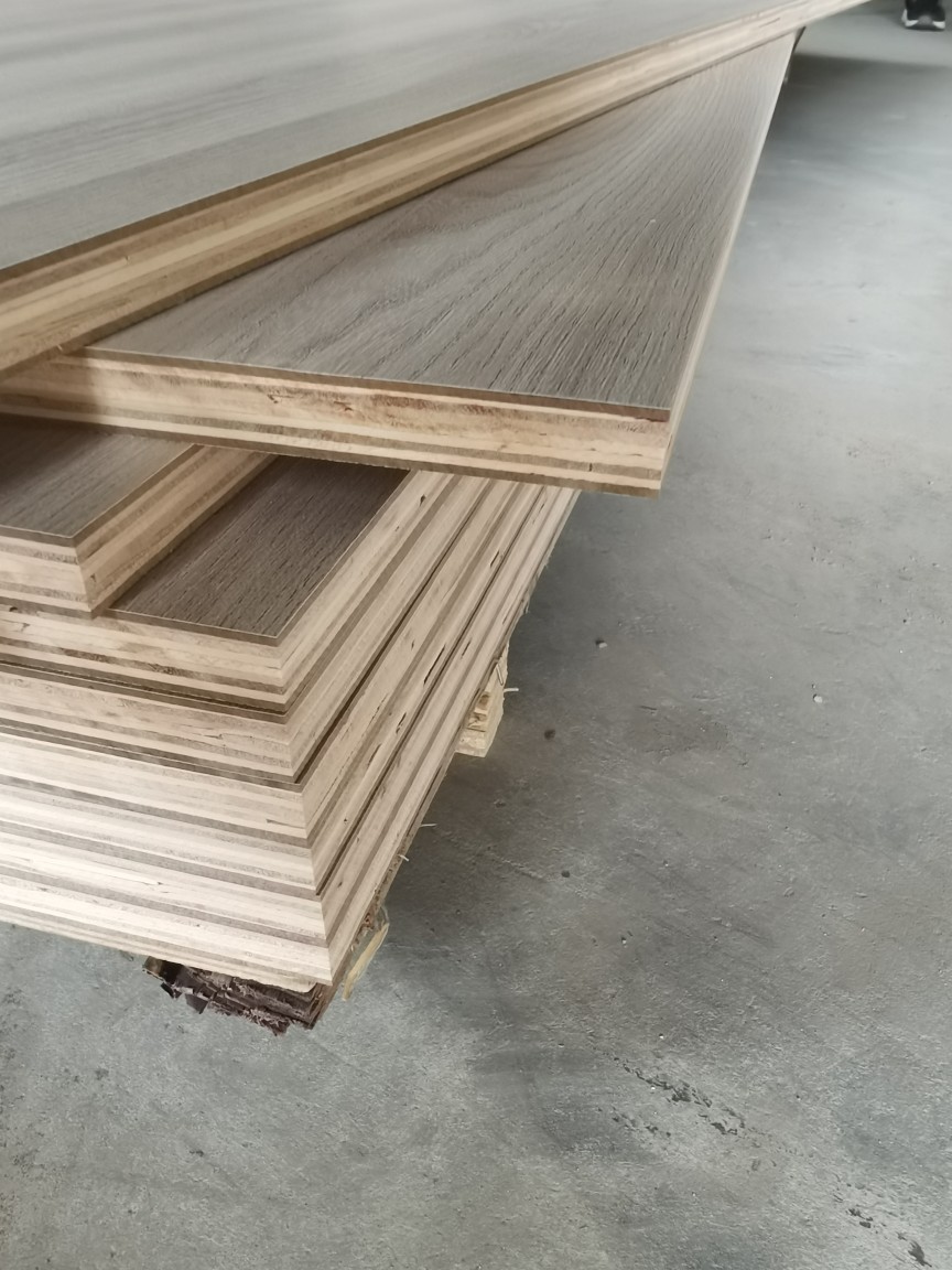 香杉木生态板多层板条柜门家装工装橱柜衣柜免漆板高光颗粒pet