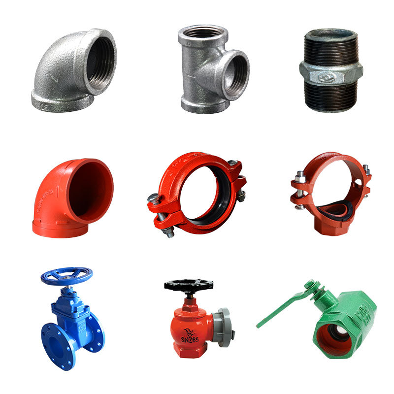 沟槽转换法兰 消防沟槽法兰 沟槽管件高颈法兰 沟槽式短管法兰