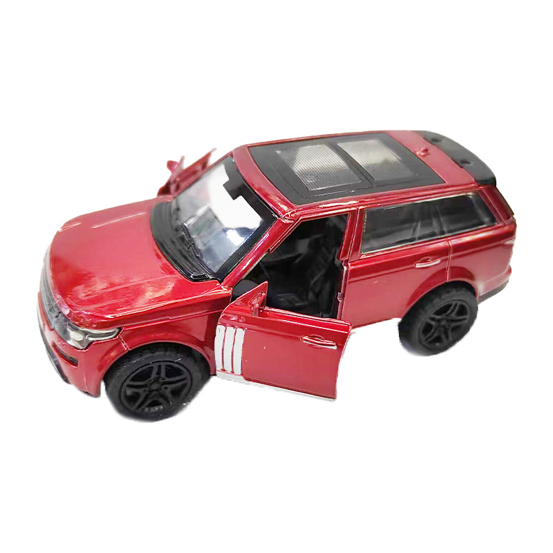 1:36 Three-Door Pull Back Alloy off-Road Vehicle Simulation Car Set Children's Toy Mini Car Birthday Gift