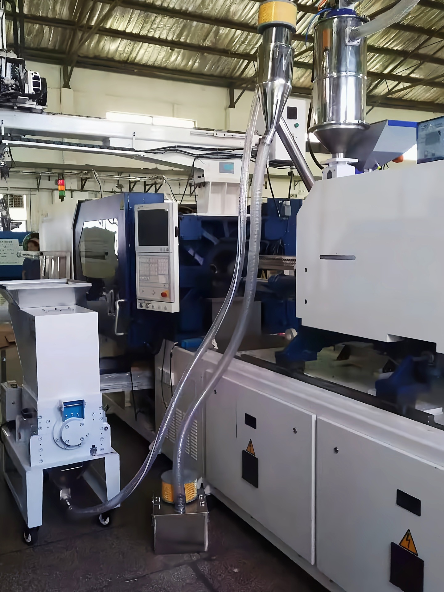 工业慢速中速机边粉碎机双刃刀菠萝刀中草药切碎机注塑塑料造粒机