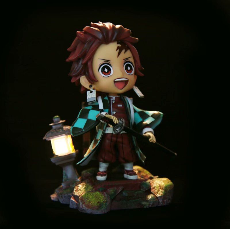 芸祥社 鬼灭之刃 sh 灶门炭治郎 带灯 可发光 q版公仔 模型手办