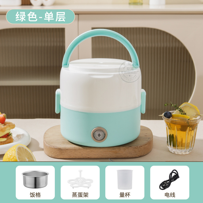 Mini Kitchen Real Cooking Children's Rice Cooker Candy Toy Set Electric Lunch Box Rice Cooker Play House Real Egg Steamer