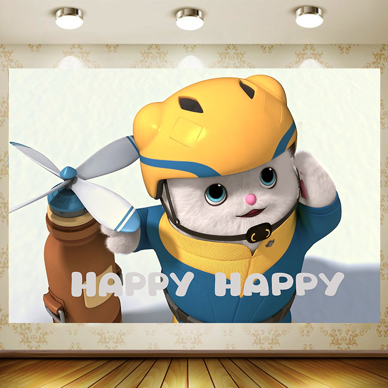 巴塔木特战队ins男生女生背景布生日派对装饰横幅拍照摄影寝室装