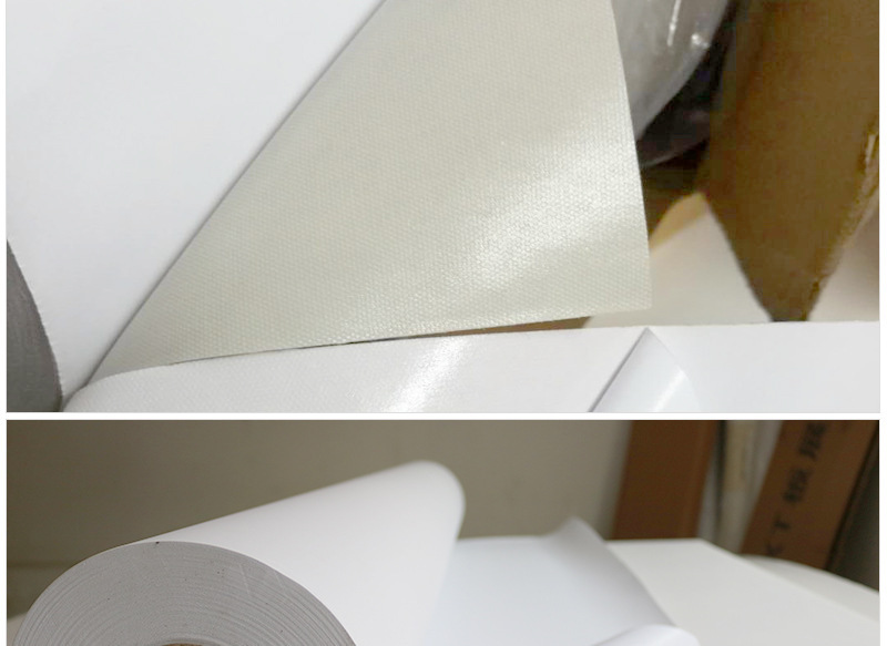 背胶油画布弱溶剂 自粘墙布 背胶防水墙布 装饰物料油画布