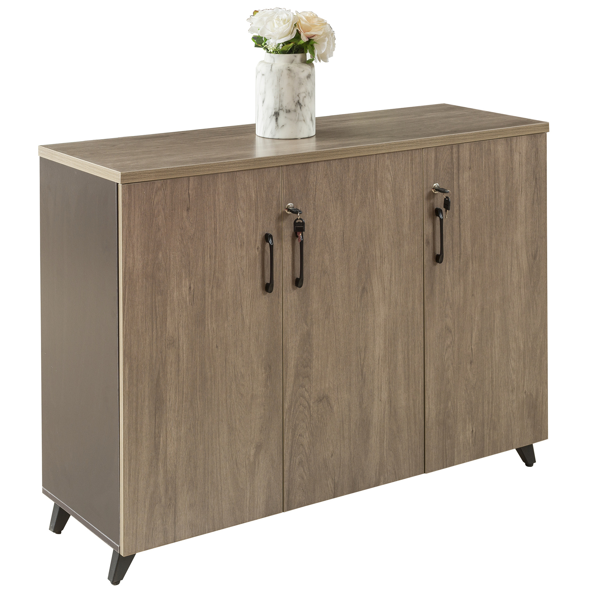 东莞定制办公柜现代板式家具办公室茶水柜文件柜简易矮柜存储柜