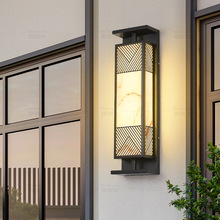 新款中式简约户外防水壁灯院子围墙长灯别墅花园门口柱子壁灯