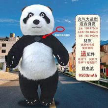 大熊猫充气人偶服玩偶服大白熊人偶装网红北极熊卡通人偶服