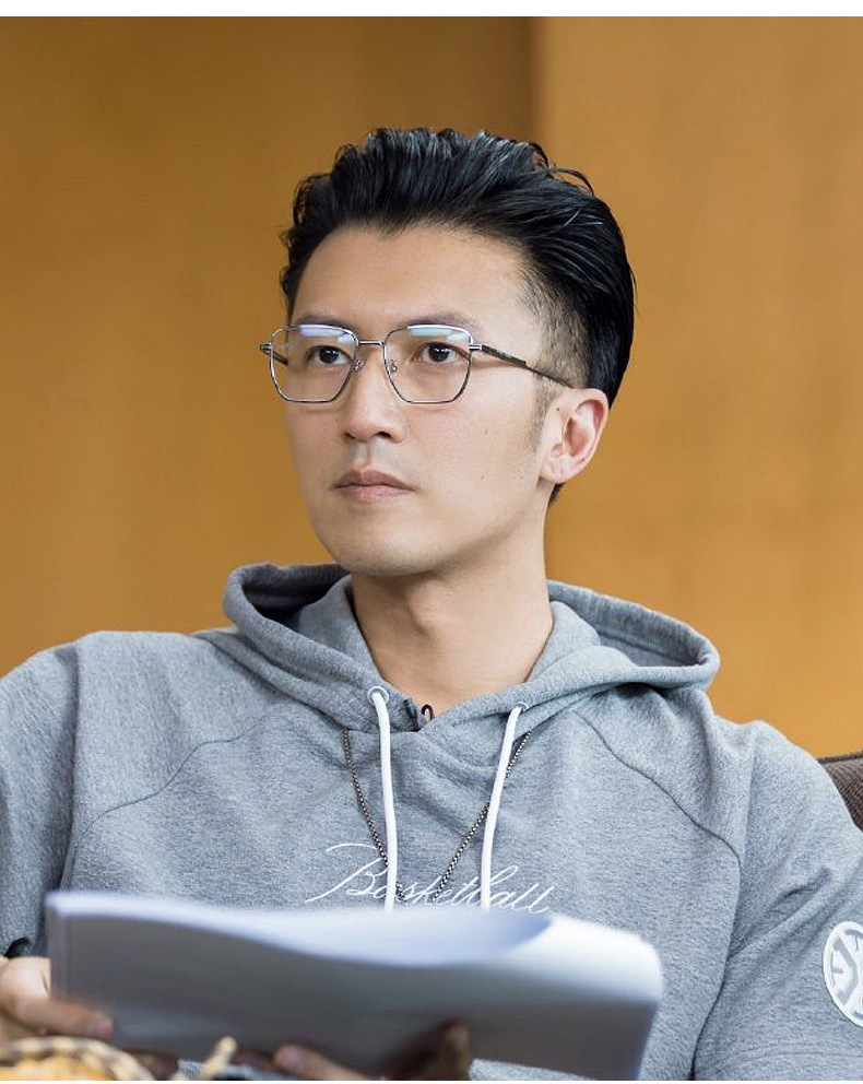 谢霆锋同款方形眼镜框平光镜可配度数男女同款时尚个性眼镜10150