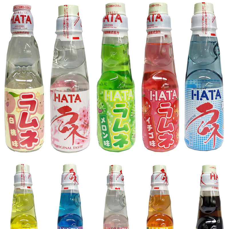 日本碳酸饮料口味齐全200ml*30瓶整箱装夏季清凉哈达波子汽水
